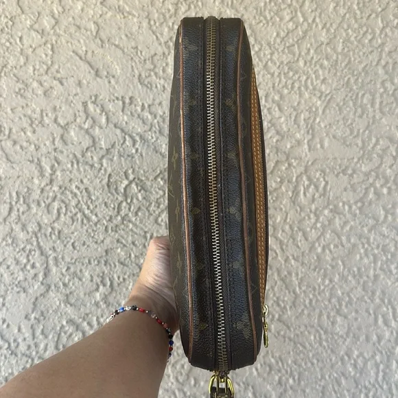 LOUIS VUITTON Marly Dragonne leather Monogram Brown Clutch Bag - Picture 6 of 16